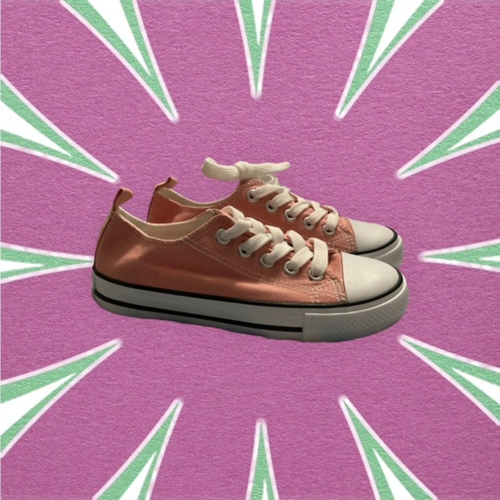 Off brand pink converse for big girls